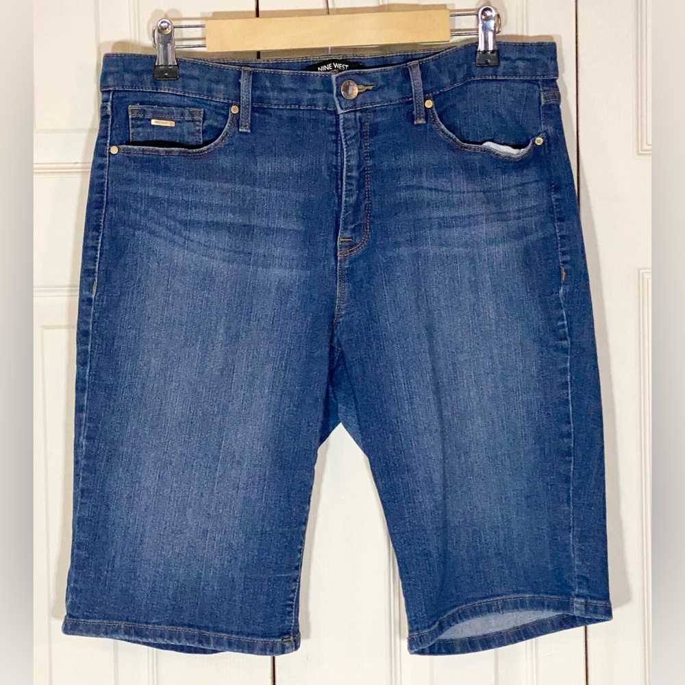 Women's Classic Blue Denim Shorts, by Nine West